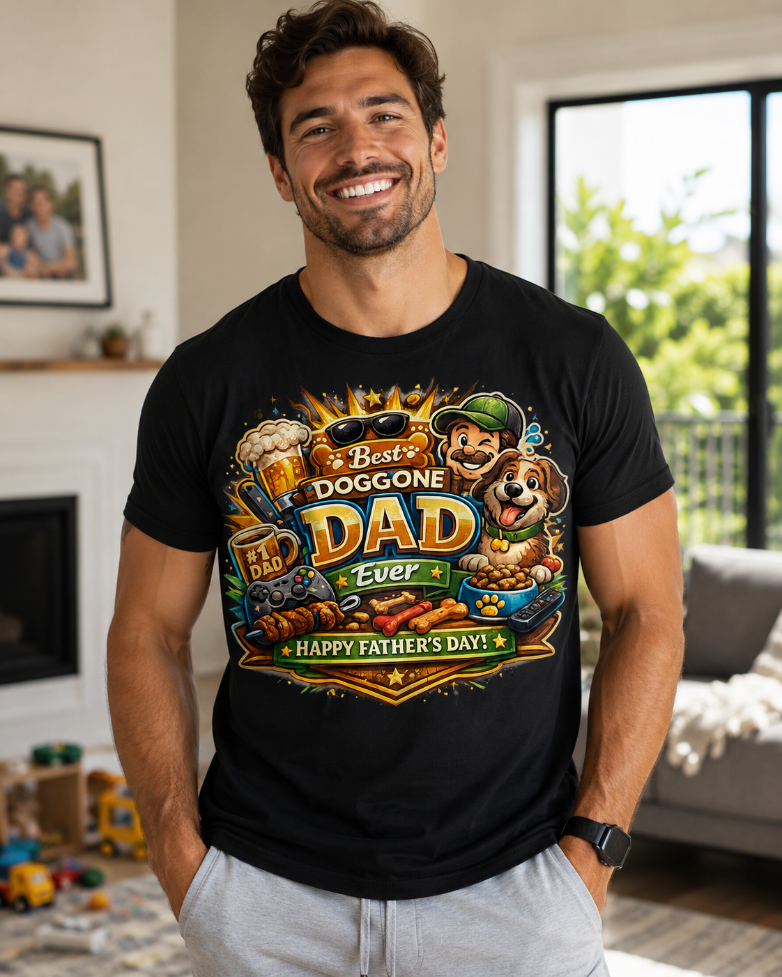 Best Doggone Dad Ever Tee – Happy Father's Day!