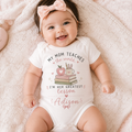 My Mom Teaches the World Personalized Baby Onesie
