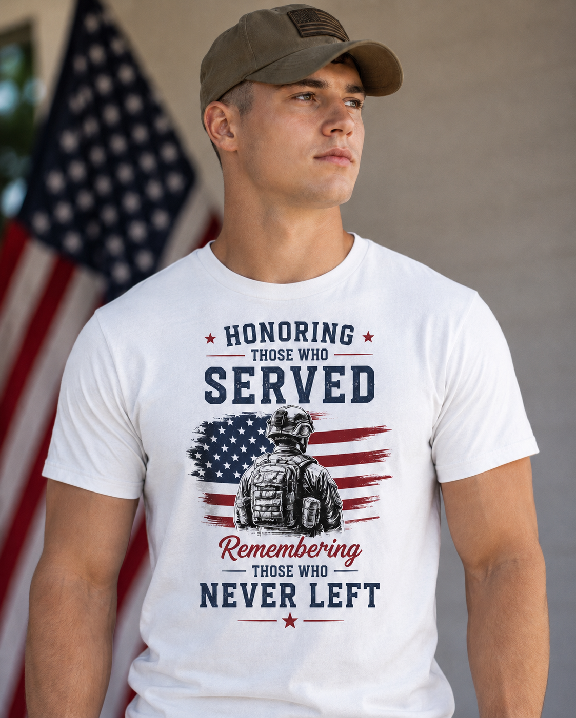 Honoring Those Who Served — Memorial Graphic Tee