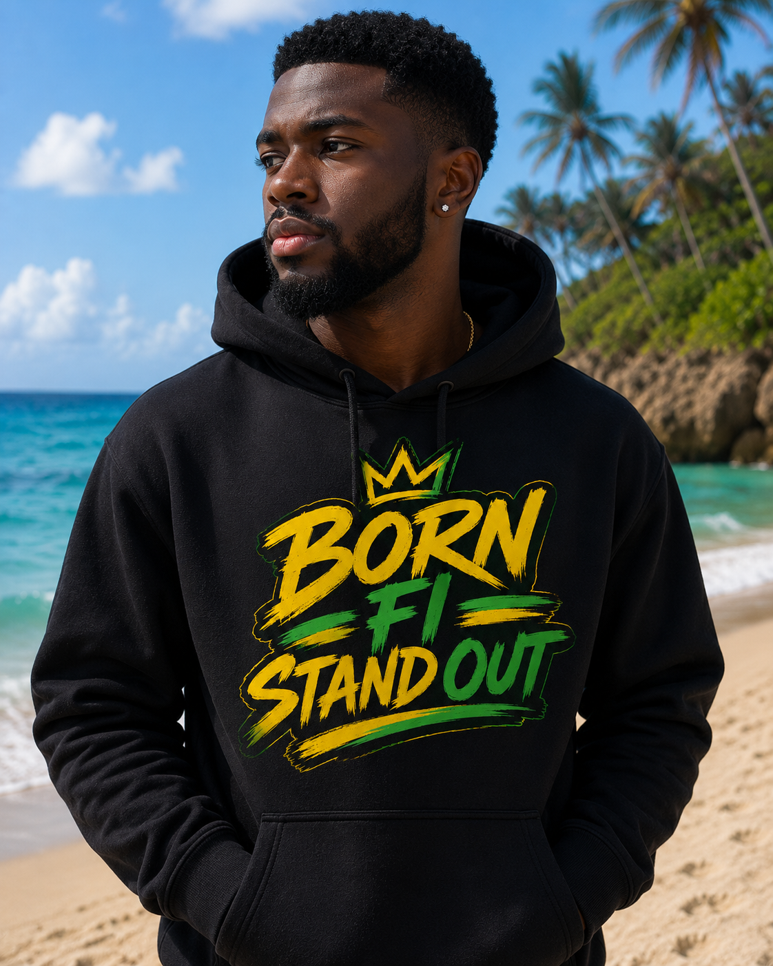 Born Fi Stand Out Hoodie