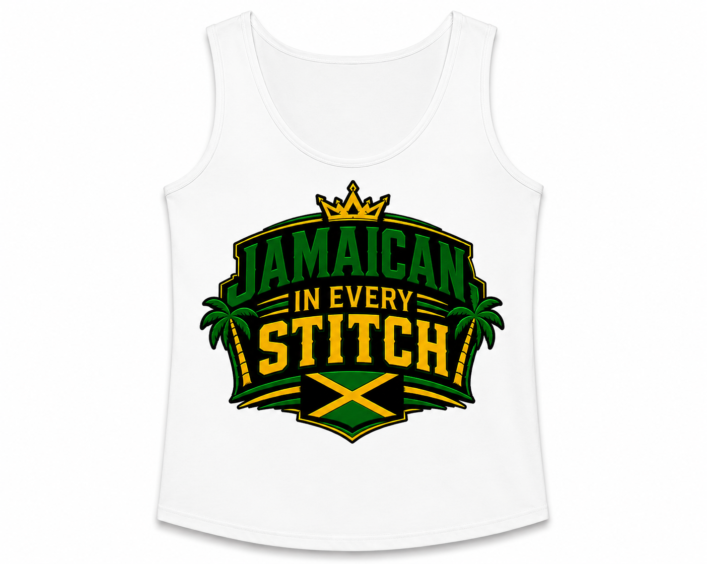 Jamaican In Every Stitch Tank Top