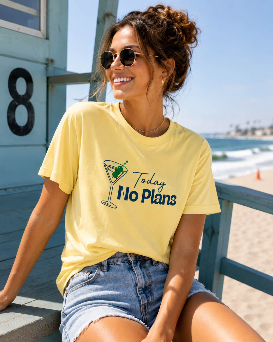 Today No plans Graphic T-shirt