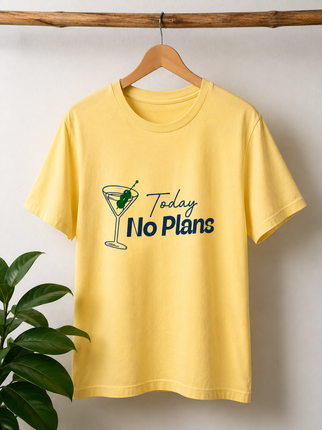 Today No plans Graphic T-shirt