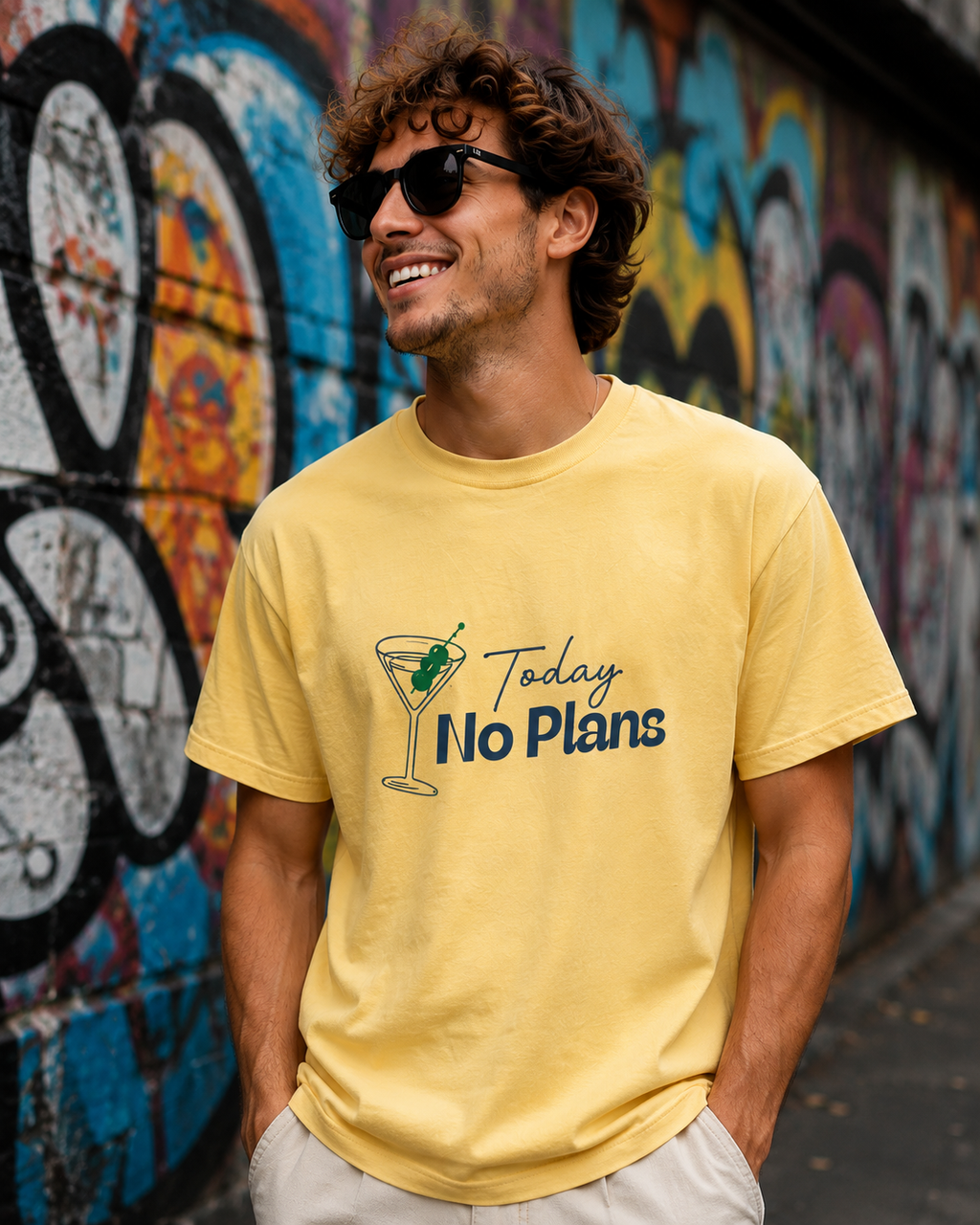 Today No plans Graphic T-shirt