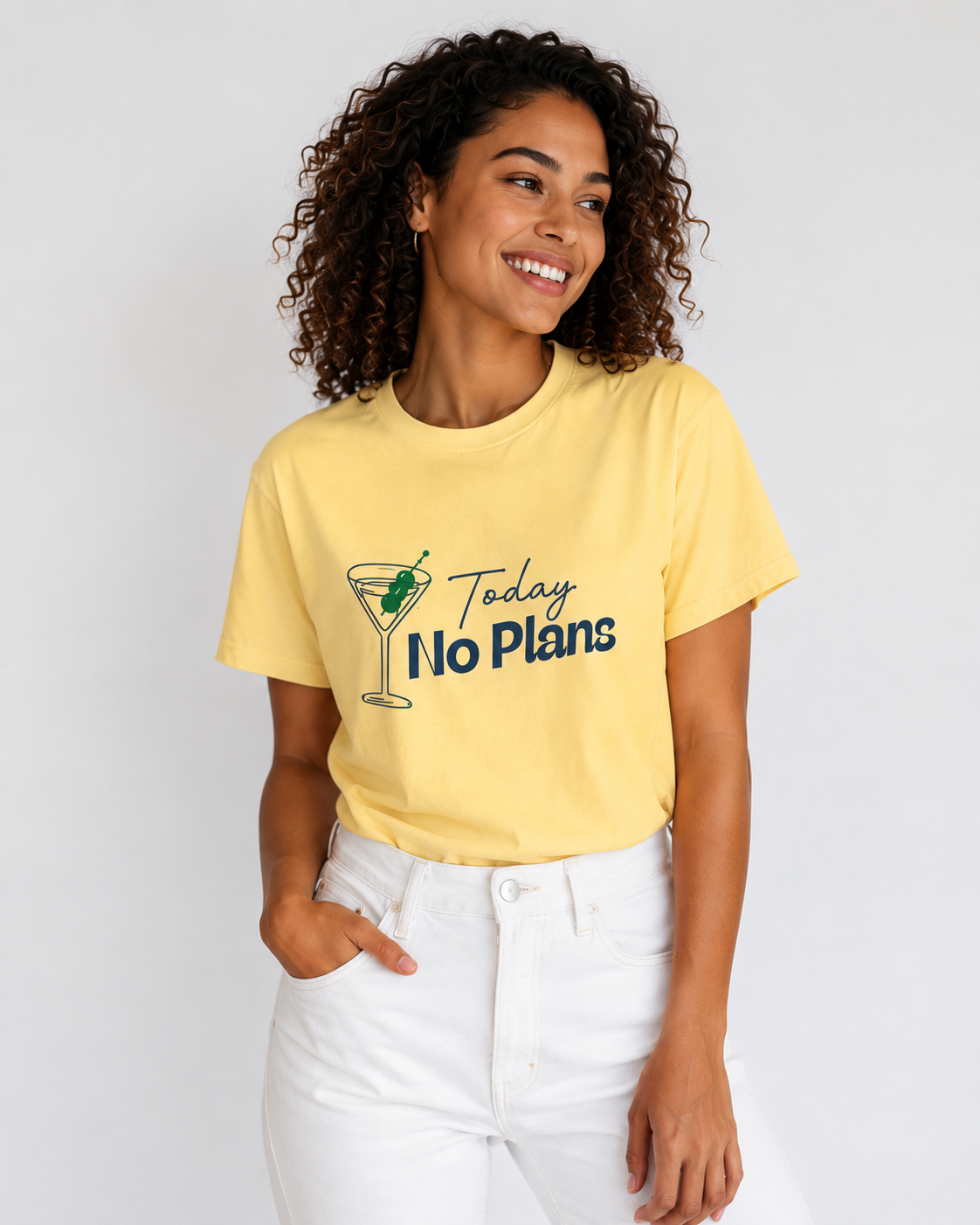 Today No plans Graphic T-shirt