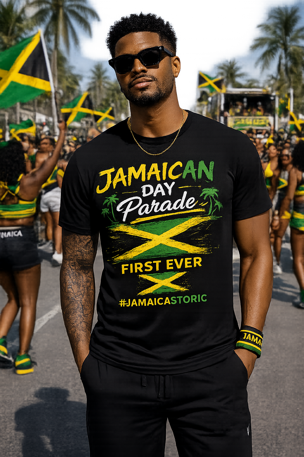 Jamaican Graphic T-Shirt
