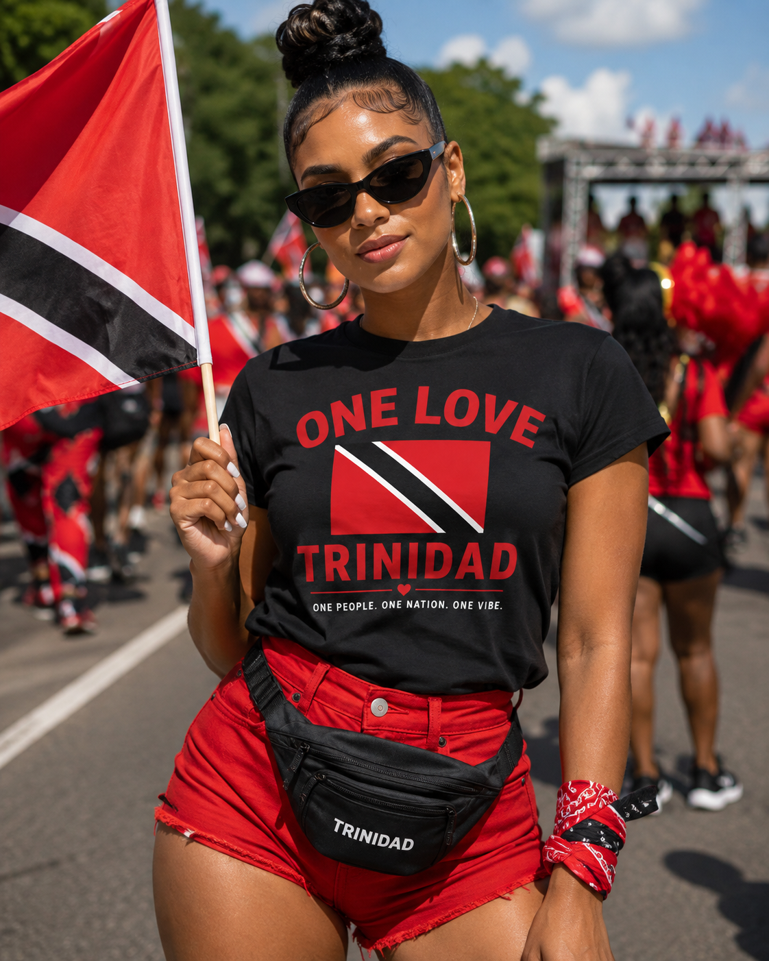 Trinidad one Love Graphic  T-Shirt