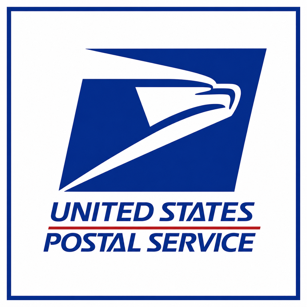 USPS Postal Service Graphic Tee – Light Blue