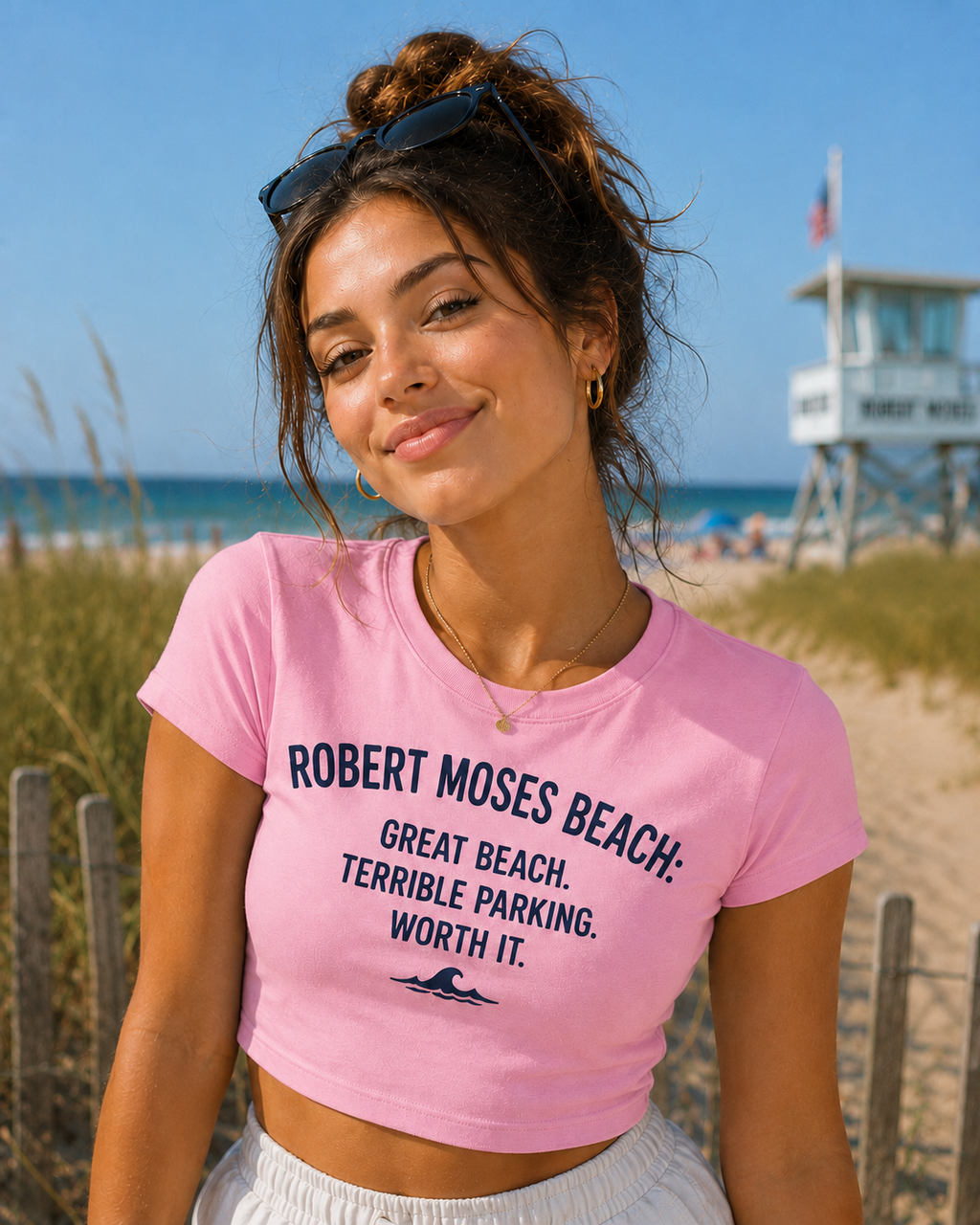 women's Robert Moses beach