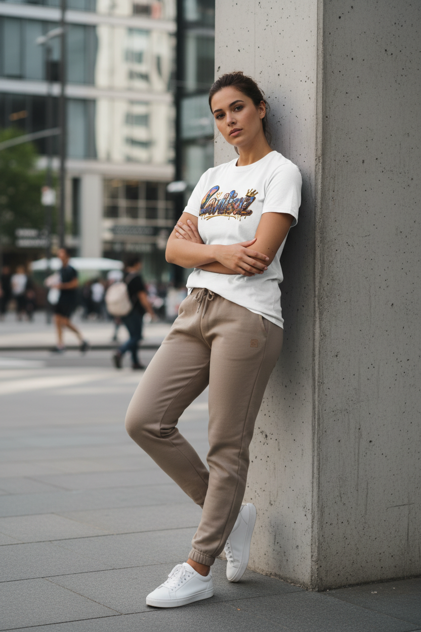 Lavilisuz White Tee - City Wall