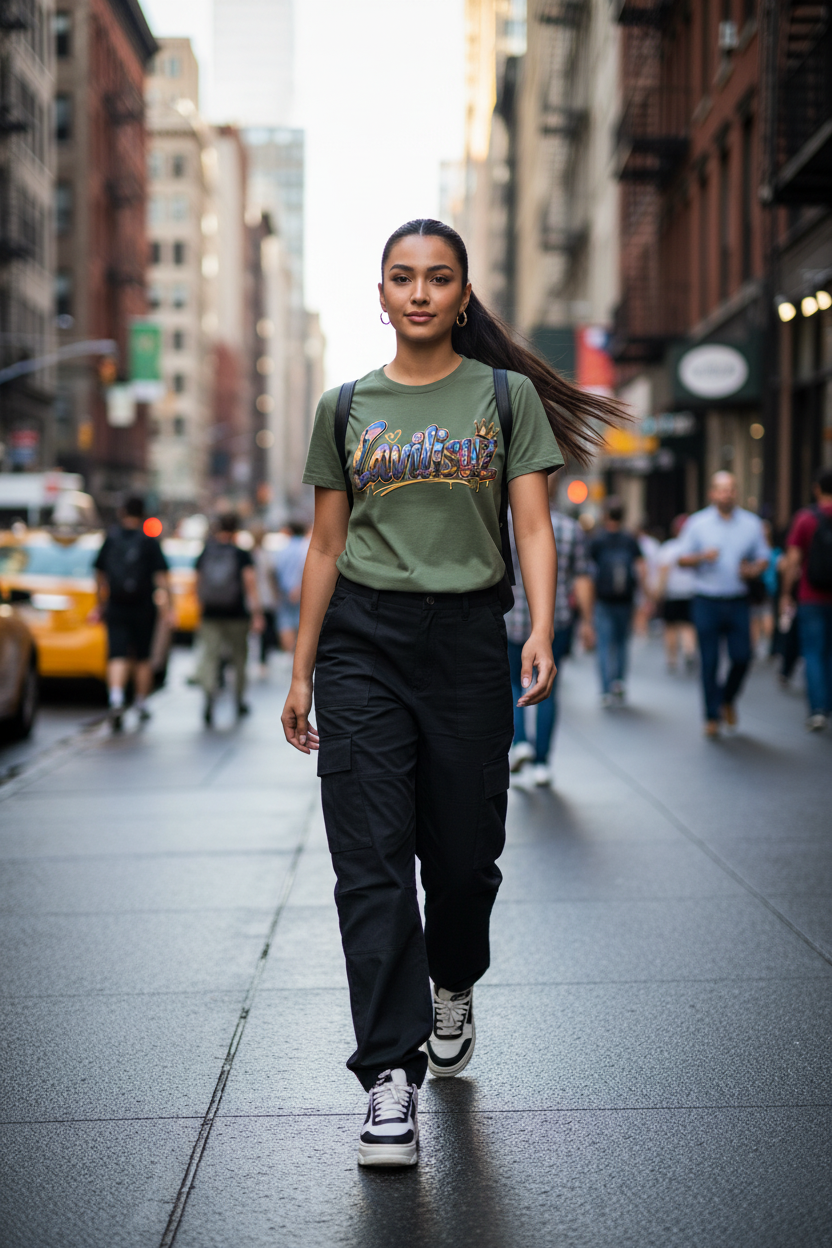 Lavilisuz Women's Tee - NYC Sidewalk