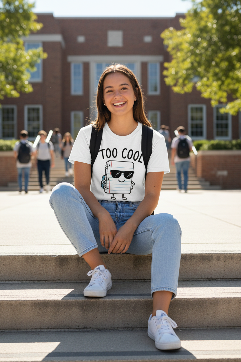 Mockup 2 - School Steps Girl