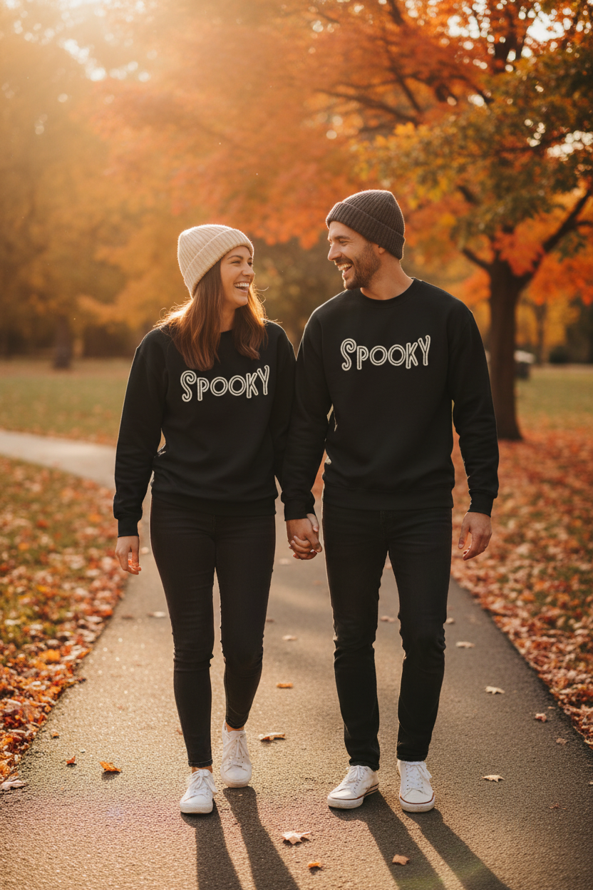Spooky Sweatshirt - Couple Park